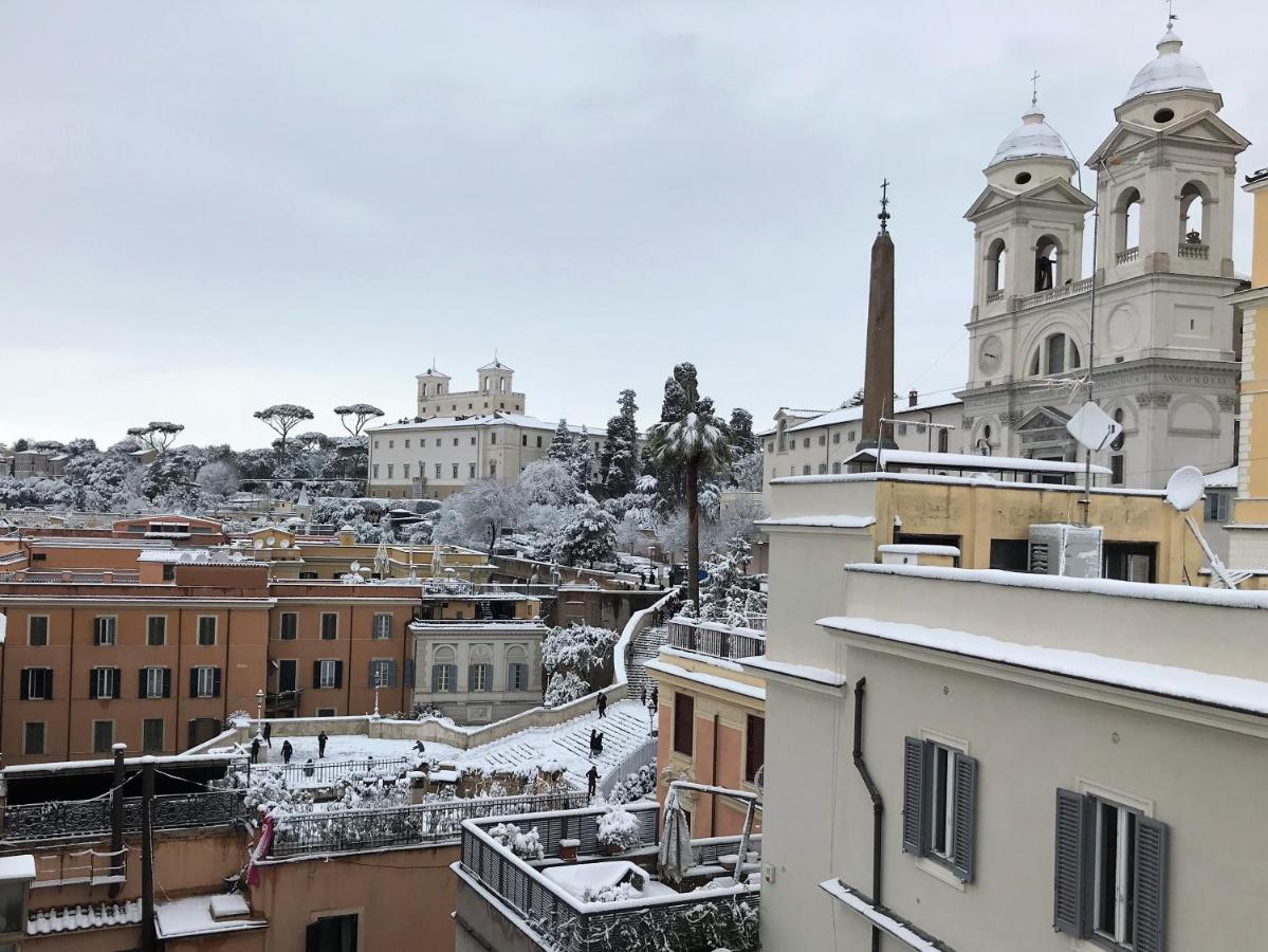 Apartment Spanish Steps With Panoramic Roof-Terrace Rom Exterior foto